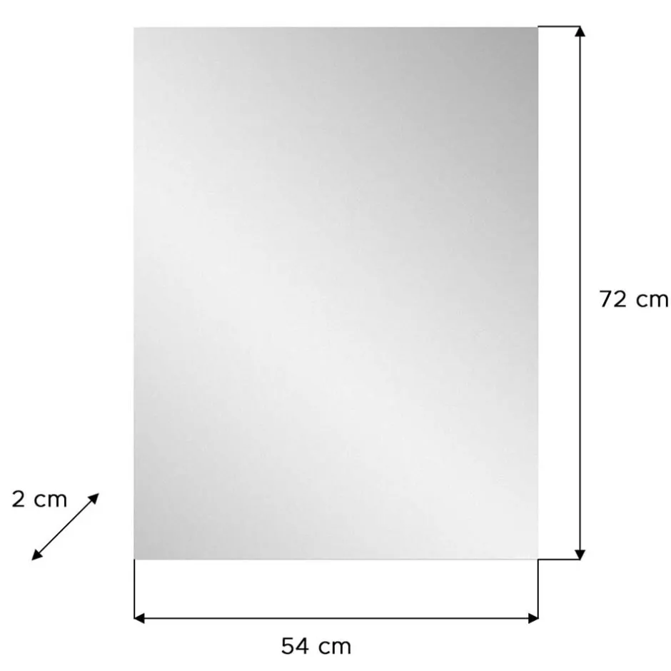 Wohnen Garderobenspiegel in zwei Größen - Rugova