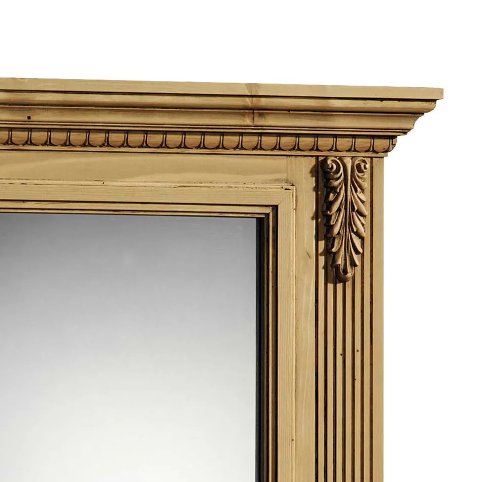 Wohnen Garderobenspiegel Melessa aus Fichte Massivholz