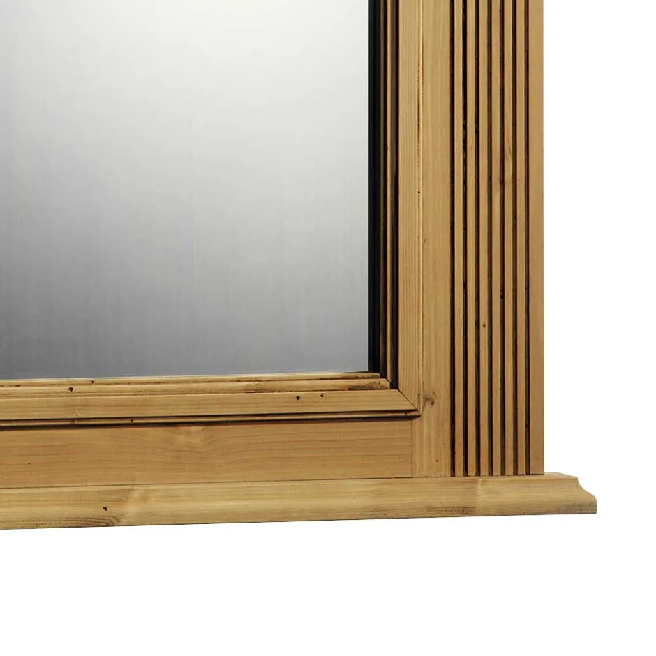 Wohnen Garderobenspiegel Melessa aus Fichte Massivholz