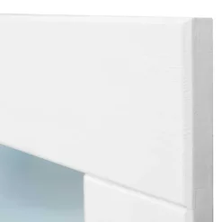 Garderobenspiegel mit weiß lackiertem Holzrahmen - Indico^Wohnen Discount