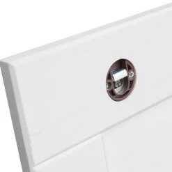 Garderobenspiegel mit weiß lackiertem Holzrahmen - Indico^Wohnen Discount