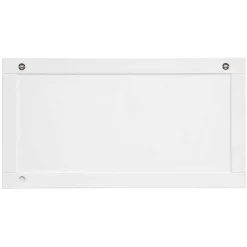 Garderobenspiegel mit weiß lackiertem Holzrahmen - Indico^Wohnen Discount