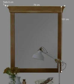 Garderobenspiegel Piatra aus Kiefer Massivholz^Wohnen New