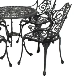 Wohnen Garten Aluguss Sitzgruppe für 4 Personen - Berucas (fünfteilig)