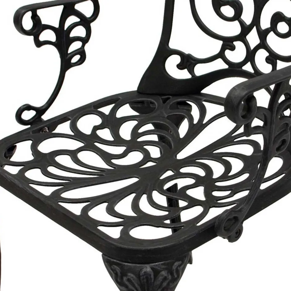 Wohnen Garten Aluguss Sitzgruppe für 4 Personen - Berucas (fünfteilig)