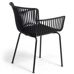 Wohnen Garten Armlehnenstühle in Schwarz - Combo (4er Set)