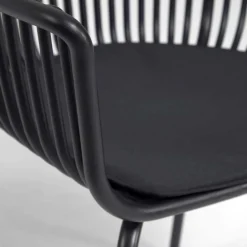 Wohnen Garten Armlehnenstühle in Schwarz - Combo (4er Set)