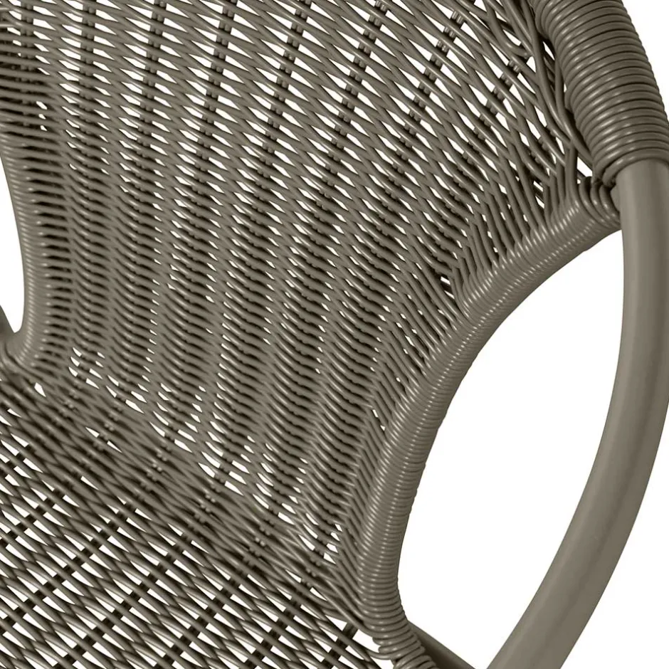 Wohnen Garten Armlehnenstühle in Oliv Grün - Puertos (4er Set)