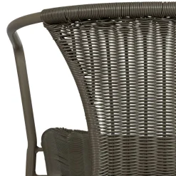 Wohnen Garten Armlehnenstühle in Oliv Grün - Puertos (4er Set)