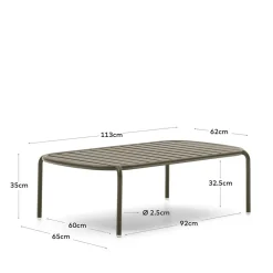 Garten Couchtisch in Grün - Ocna^Wohnen Discount