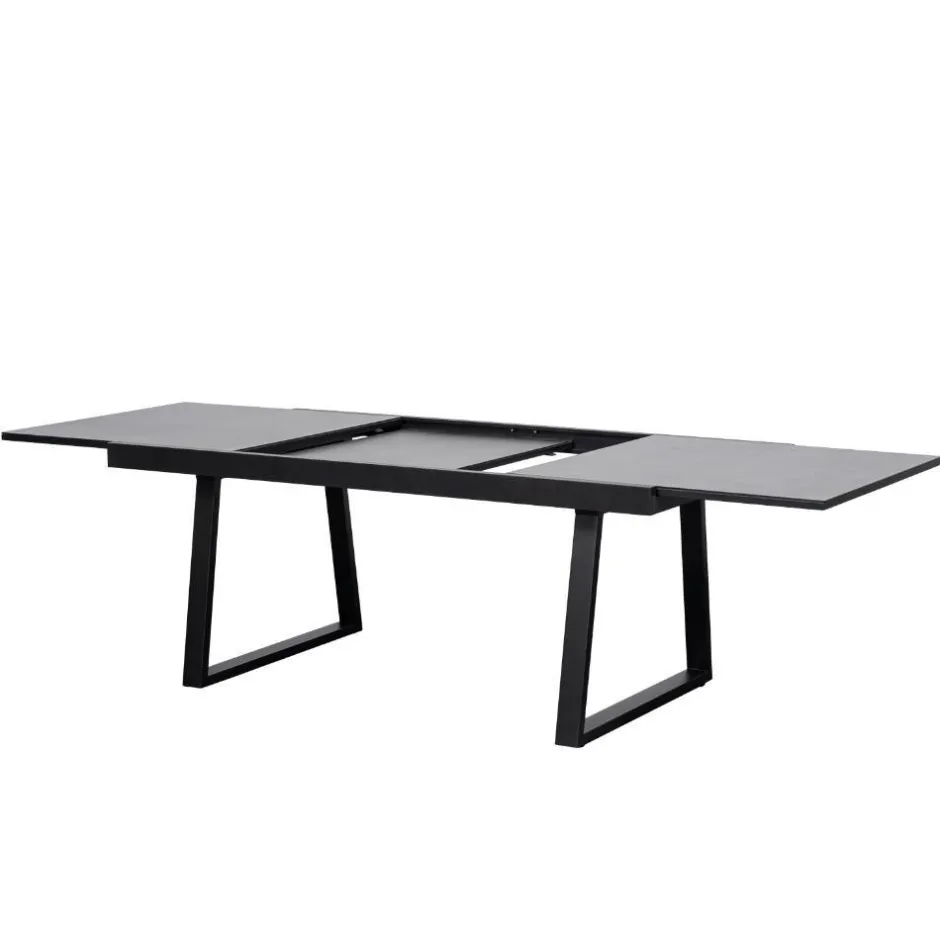 Wohnen Garten Design-Ausziehtisch mit Glasplatte - Canestro