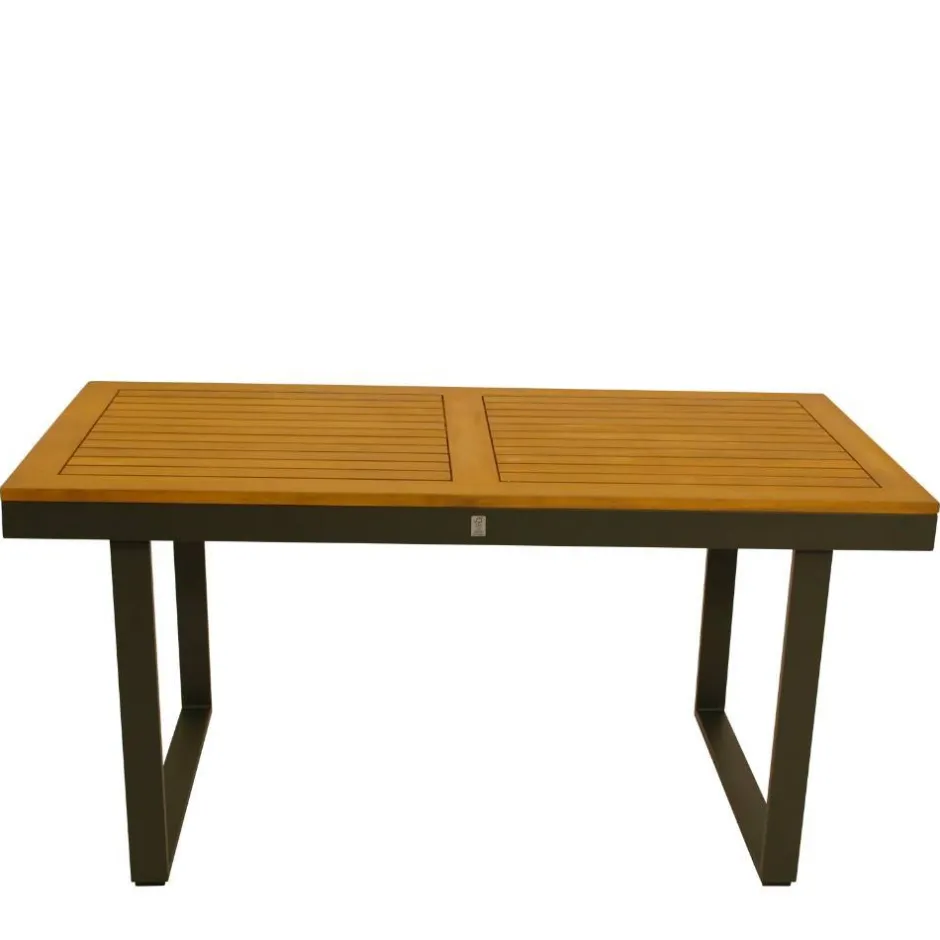 Wohnen Garten Ecksofa und Tisch Set - Asmatio (zweiteilig)