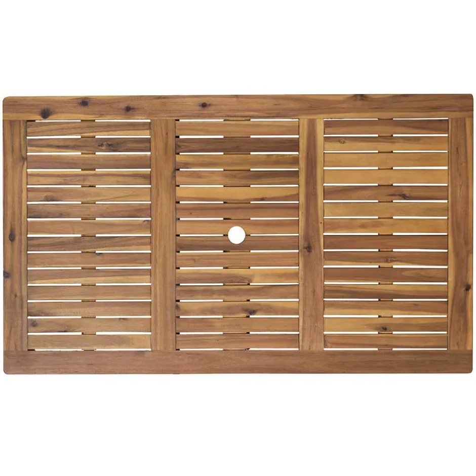 Wohnen Garten Essgruppe aus Akazie massiv - Jawa (fünfteilig)