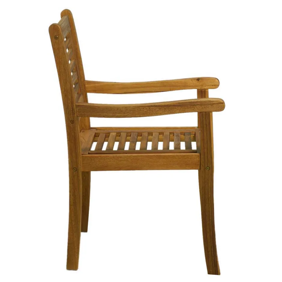 Wohnen Garten Essgruppe aus Akazie massiv - Jawa (fünfteilig)