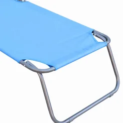 Wohnen Garten Klappliege in Blau und Schwarz - Hiltona