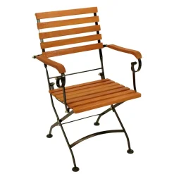 Garten Klappstuhl mit Armlehnen - Whity (2er Set)^Wohnen Best