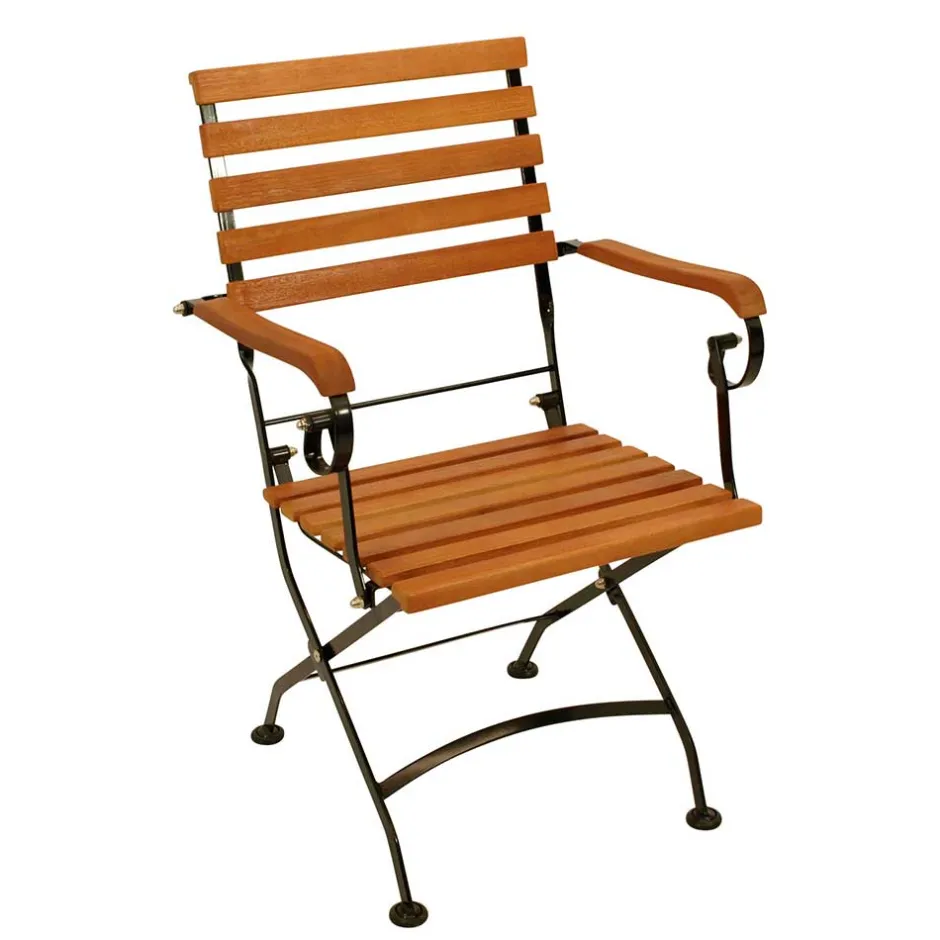 Garten Klappstuhl mit Armlehnen - Whity (2er Set)^Wohnen Best