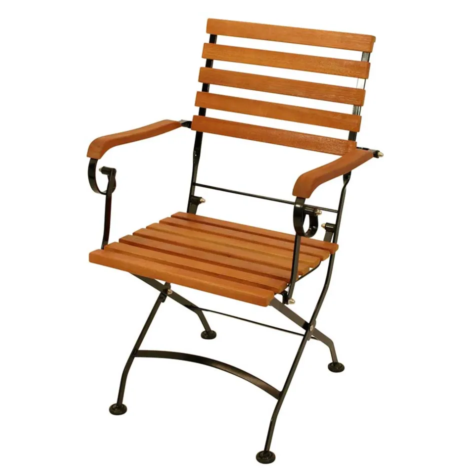 Garten Klappstuhl mit Armlehnen - Whity (2er Set)^Wohnen Best