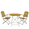 Wohnen Garten Klapptisch & 2 Klappstühle - National (dreiteilig)