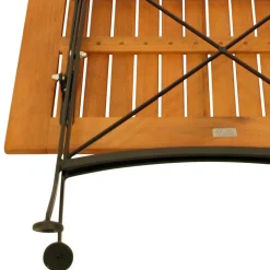 Wohnen Garten Klapptisch aus Eukalyptusholz & Stahl - Nesaris