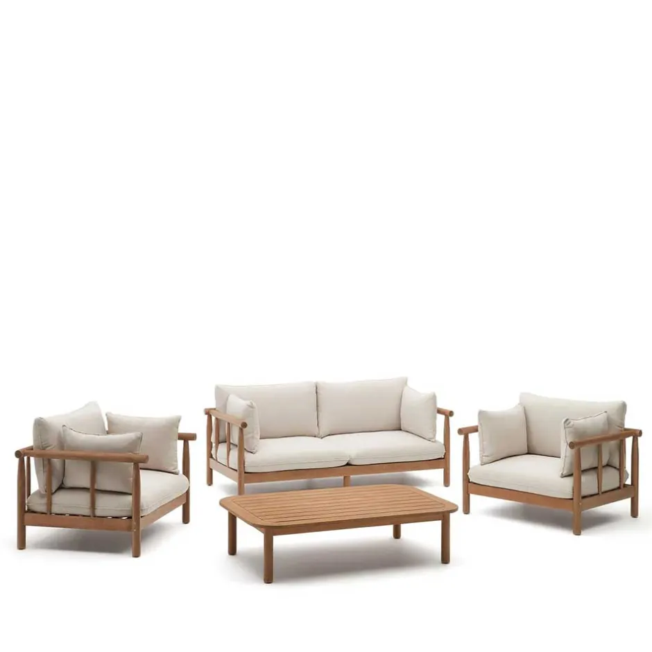 Garten Lounge Sitzgruppe Set - Perconia (vierteilig)^Wohnen Sale