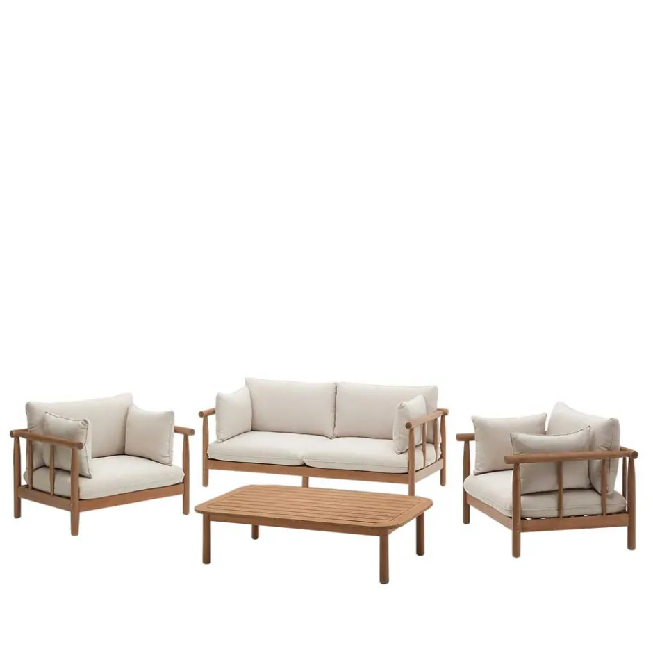 Garten Lounge Sitzgruppe Set - Perconia (vierteilig)^Wohnen Sale