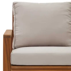 Wohnen Garten Lounge Sitzgruppe aus Massivholz - Lititia (vierteilig)