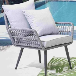 Garten Sitzegruppe aus Kunstrattan - Tocella (vierteilig)^Wohnen Best