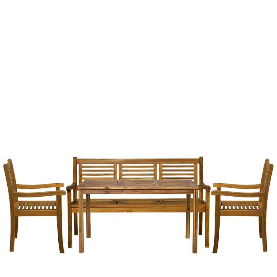 Garten Sitzgruppe mit Bank - Xose (vierteilig)^Wohnen New