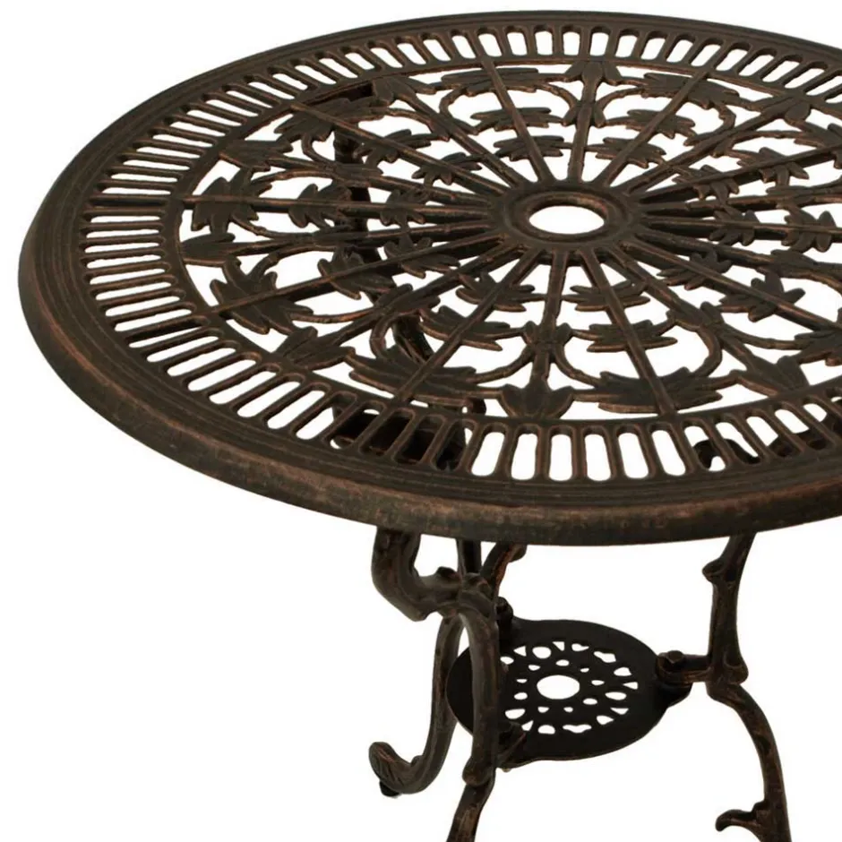 Garten Tisch & 2 Stühle aus Alu Guss - Taifun (dreiteilig)^Wohnen Discount