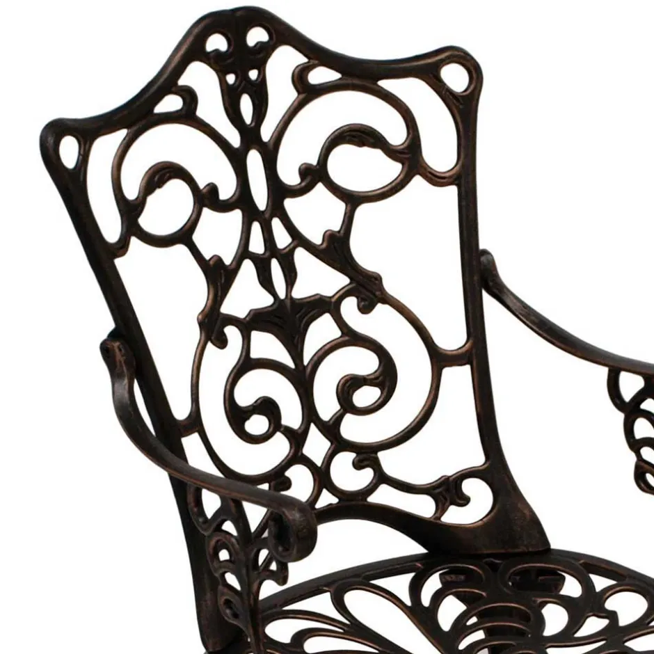 Garten Tisch & 2 Stühle aus Alu Guss - Taifun (dreiteilig)^Wohnen Discount