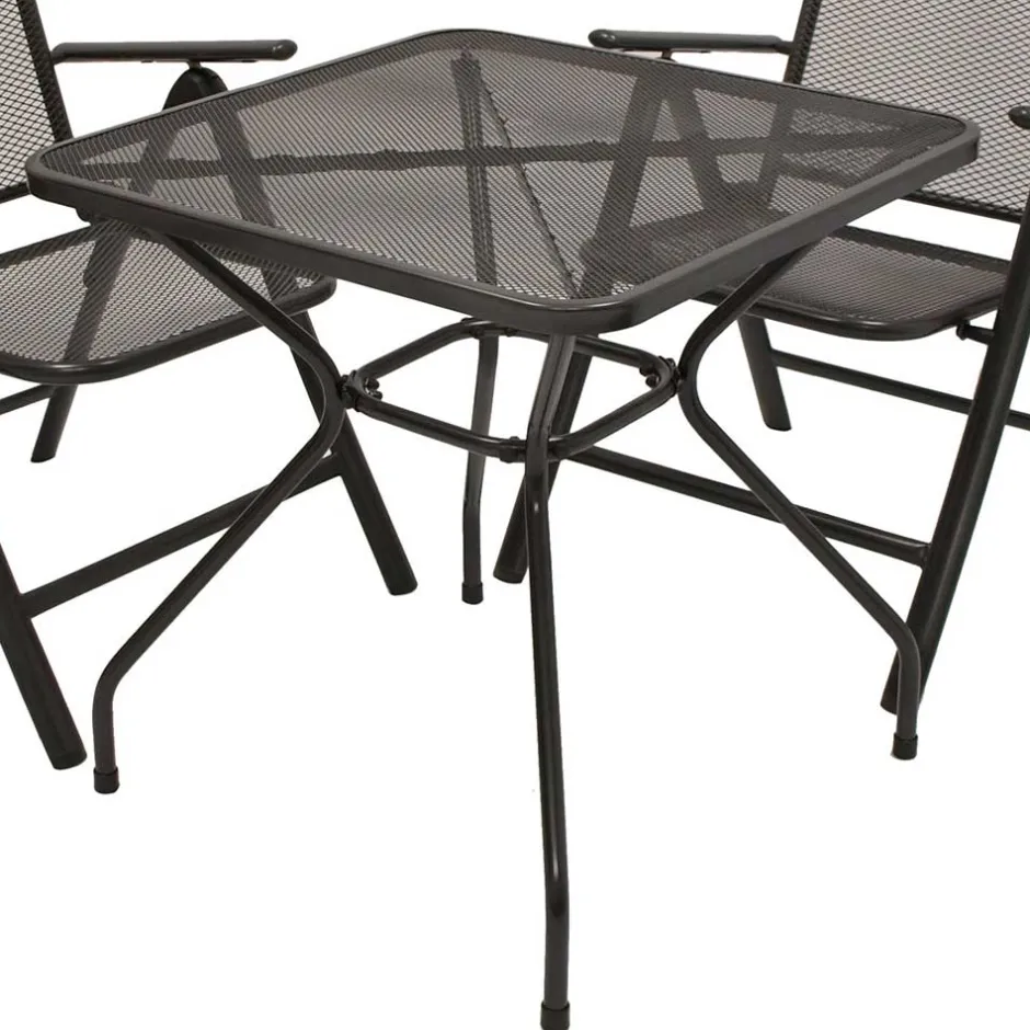 Wohnen Garten Tisch & zwei Klappsessel - Citro (dreiteilig)