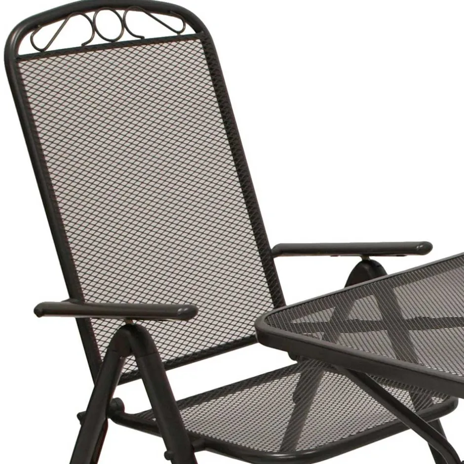 Wohnen Garten Tisch & zwei Klappsessel - Citro (dreiteilig)