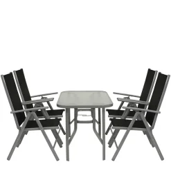 Garten Tischgruppe aus Aluminium - Abella (fünfteilig)^Wohnen Best