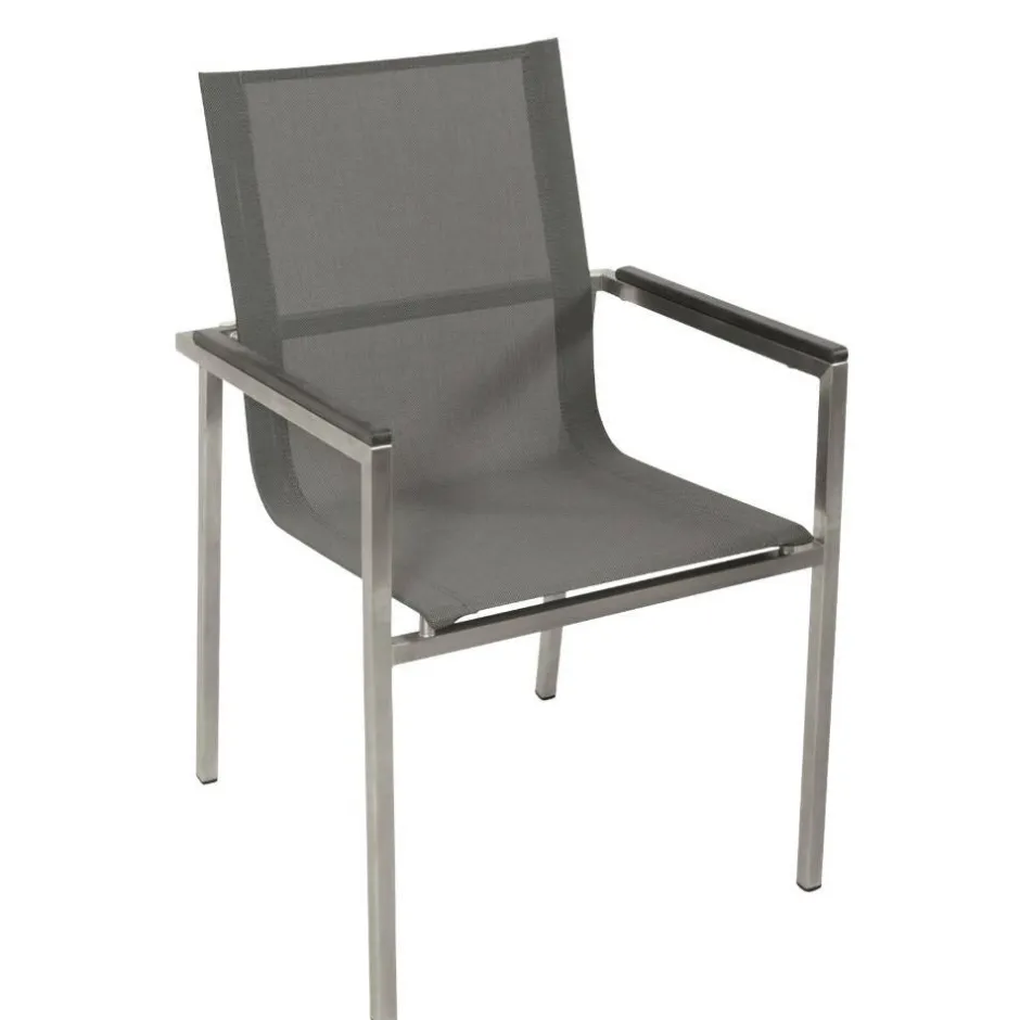 Wohnen Garten-Armlehnstühle stapelbar - Girovi (4er Set)