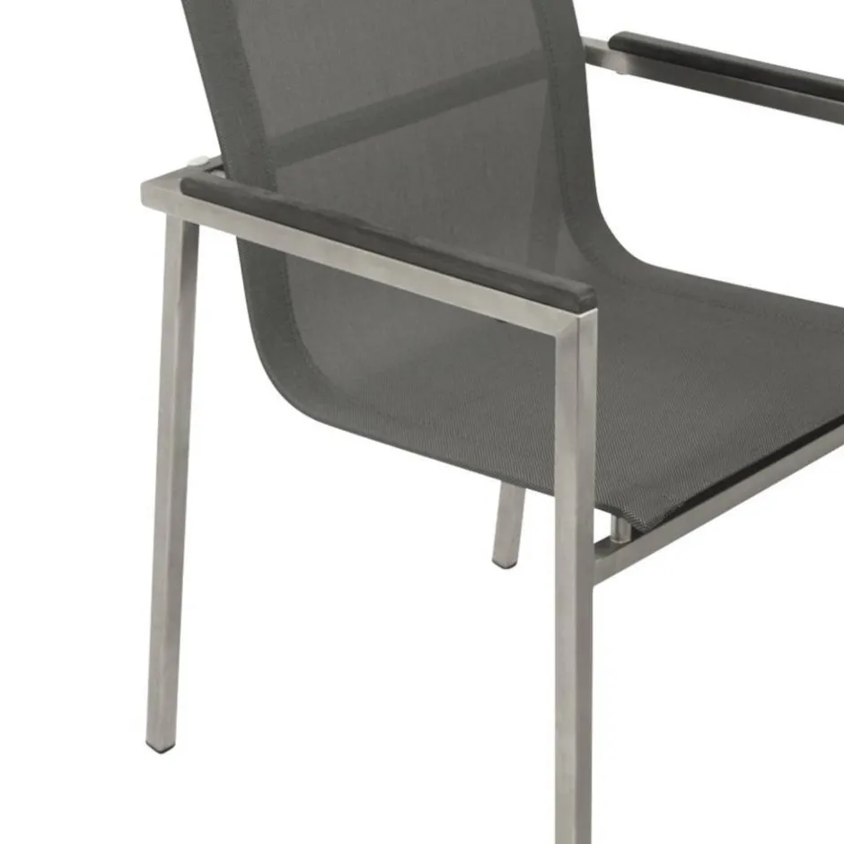 Wohnen Garten-Armlehnstühle stapelbar - Girovi (4er Set)