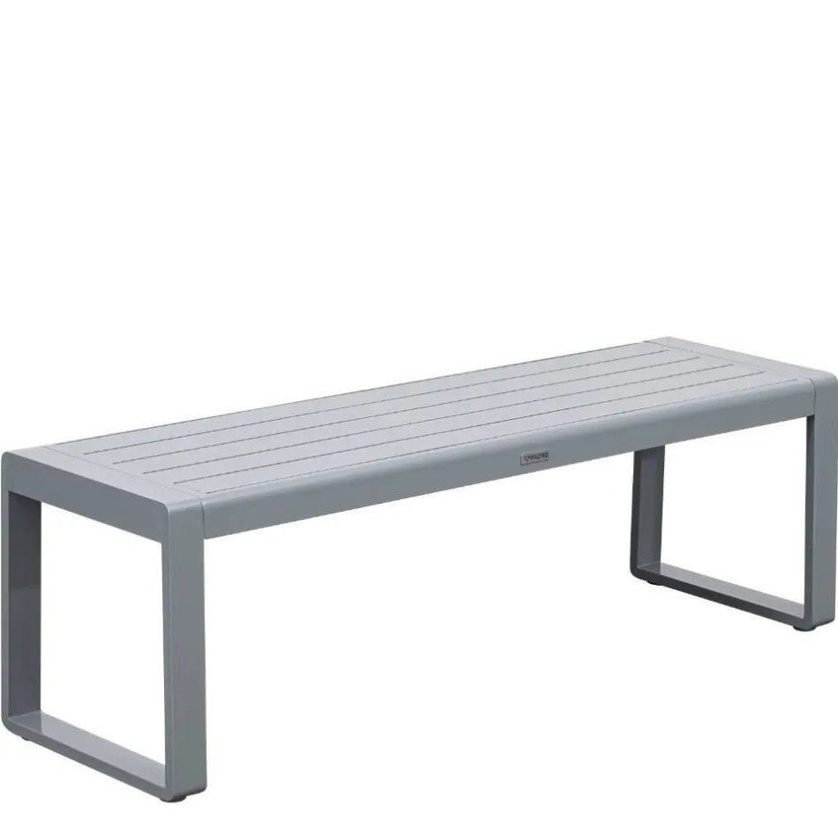 Wohnen Gartenbank aus Aluminium - Suzana