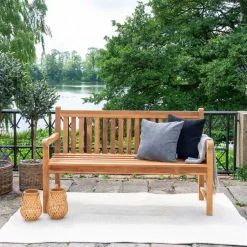Wohnen Gartenbank aus Teak Massivholz geölt - Stamfort