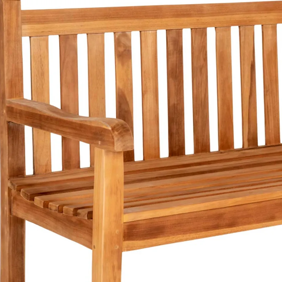 Wohnen Gartenbank aus Teak Massivholz geölt - Stamfort