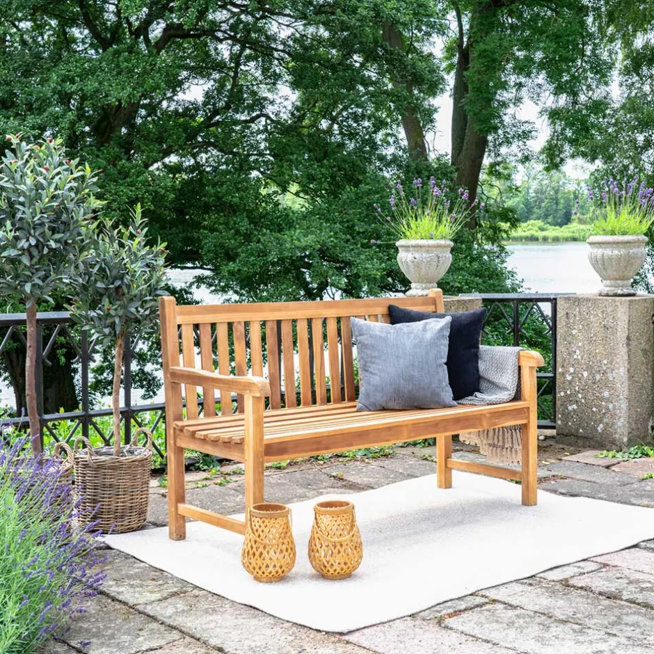 Wohnen Gartenbank aus Teak Massivholz geölt - Stamfort