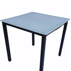 Garten-Glastisch mit matter Tischplatte - Antiq^Wohnen Best