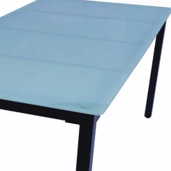 Garten-Glastisch mit matter Tischplatte - Antiq^Wohnen Best