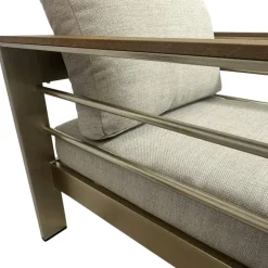 Wohnen Gartenlounge Kombination aus Aluminium - Sirenna (vierteilig)