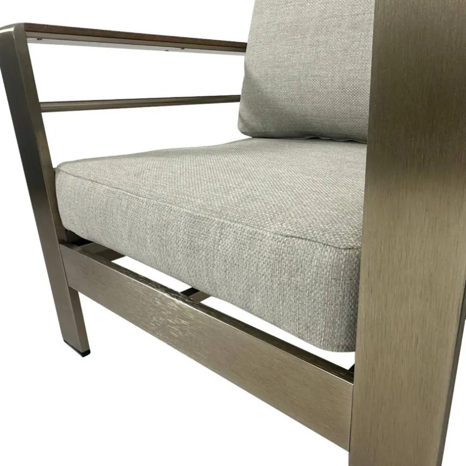 Wohnen Gartenlounge Kombination aus Aluminium - Sirenna (vierteilig)