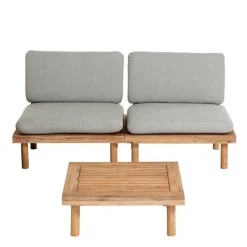 Gartenmöbel Kombi aus Akazie - Lacruna (dreiteilig)^Wohnen New