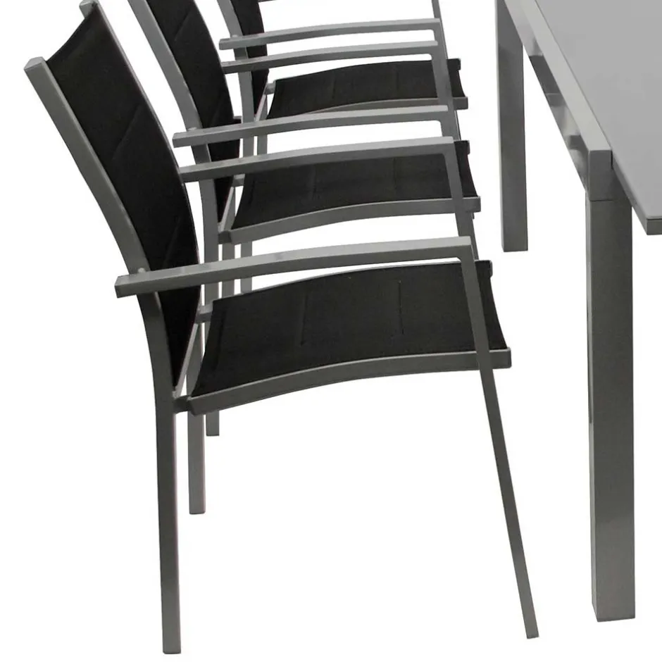 Gartensitzgruppe mit sechs Sitzplätzen - Capo (siebenteilig)^Wohnen Discount