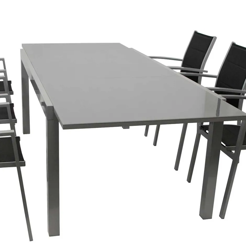 Gartensitzgruppe mit sechs Sitzplätzen - Capo (siebenteilig)^Wohnen Discount