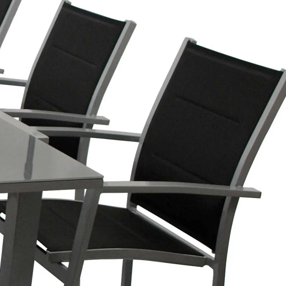 Gartensitzgruppe mit sechs Sitzplätzen - Capo (siebenteilig)^Wohnen Discount