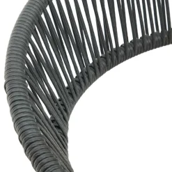 Wohnen Gartenstuhl aus Geflecht und Stahl - Lavinaia (4er Set)