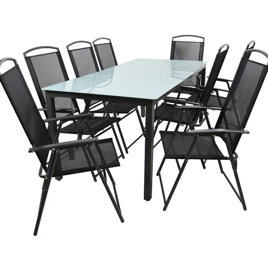 Gartentisch & 8 Stühle Set - Loytami (neunteilig)^Wohnen Hot